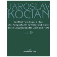 Kocián, J.: Drei Kompositionen Op. 19 