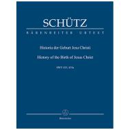 Schütz, H.: Historia der Geburt Jesu Christi SWV 435 – Weihnachtsoratorium 