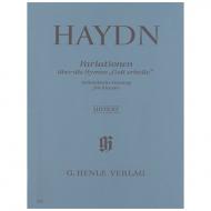 Haydn, J.: Variationen über die Hymne »Gott erhalte« aus dem Kaiserquartett Hob. III:77 G-Dur 