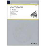 MacDowell, E.: 3 Poems Op. 20 