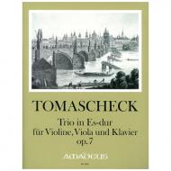 Tomaschek, W. J.: Klaviertrio Op. 7 Es-Dur 
