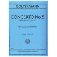 Goltermann, G.: Violoncellokonzert Nr. 5 Op. 76 d-moll 
