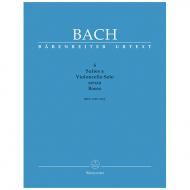 Bach, J. S.: 6 Cello-Suiten BWV 1007-1012 
