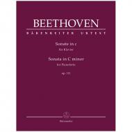 Beethoven, L. v.: Klaviersonate Op. 111 c-Moll 
