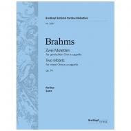 Brahms, J.: 2 Motetten Op. 74 