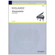 Roslawez, N. A.: Klavierstücke 