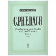 Bach, C. Ph. E.: Klaviersonaten und Freie Fantasien Wq 59 