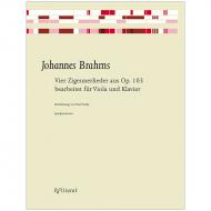 Brahms, J.: 4 Zigeunerlieder aus Op. 103 
