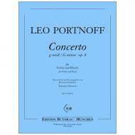 Portnoff, L.: Concerto g-moll Op. 8 