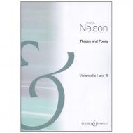 Nelson, S. M.: Threes and Fours – Cello I und III 