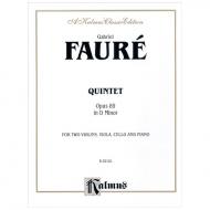 Fauré, G.: Quintet Op. 89 D Minor 