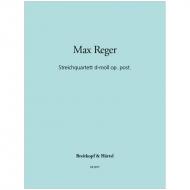 Reger, M.: Streichquartett (-quintett) Op. posth. d-Moll (1889) 