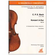 Bach, C. Ph. E.: Violoncellokonzert A-Dur Wq 172 