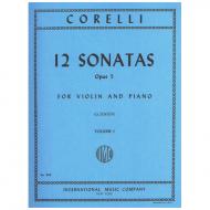 Corelli, A.: 12 Violinsonaten Op. 5 Band 1 