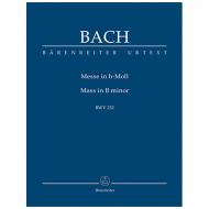 Bach, J. S.: Messe h-Moll BWV 232 (Urtext der NBArev) 