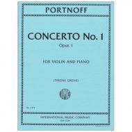 Portnoff, L.: Violinkonzert Nr. 1 Op. 1 