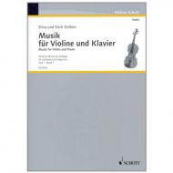 Musik für Violine und Klavier – Band 1 