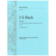 Bach, J. S.: Doppelkonzert d-Moll nach BWV 1060 