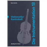 Die Instrumentation: Violoncello/Kontrabass (H. Kunitz) 