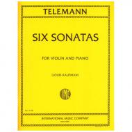 Telemann, G. Ph.: 6 Violinsonaten 