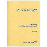 Burkhard, W.: Violinkonzert Op. 69 (1943) 