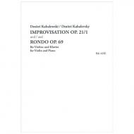 Kabalewski, D.: Improvisation Op. 21/1 & Rondo Op. 69 