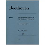 Beethoven, L. v.: Violoncellosonate Op. 5,2 g-Moll 