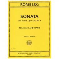 Romberg, B. H.: Sonate Op. 38/1 e-Moll 