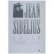 Sibelius, J.: Suite Op. 117 H-Dur – Partitur und Solostimme 