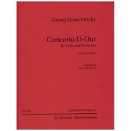 Druschetzky, G.: Violakonzert D-Dur 