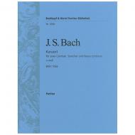 Bach, J. S.: Cembalokonzert d-Moll BWV 1063 
