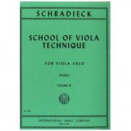 Schradieck, H.: Schule der Viola-Technik Band 3 