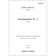GÃ¡rdonyi, Z.: Streichquartett Nr. 3 (1954) 