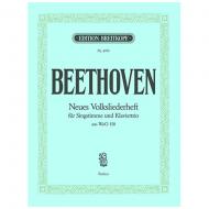 Beethoven, L. v.: Neues Volksliederheft aus »Lieder verschiedener Völker« Wo0 158 