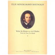 Mendelssohn Bartholdy, F.: Sämtliche Werke für Klavier Band II 