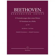 Beethoven, L. v.: 33 Veränderungen über einen Walzer Op. 120 »Diabelli-Variationen« 