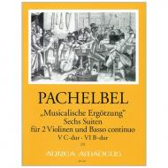 Pachelbel, J.: »Musicalische Ergötzung« 6 Suiten Heft 3 