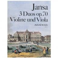 Jansa, L.: 3 Duos Op. 70/1-3 