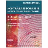 Simandl, F.: Kontrabassschule III – Die hohe Schule Band 1 