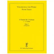 Taban, P.: Op. 3: 15 Duette für 2 Violinen Band 3 