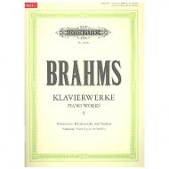 Brahms, J.: Diverse Klavierstücke 