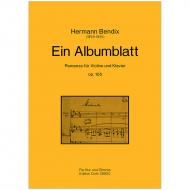 Bendix, H.: Ein Albumblatt – Romanze Op. 105 
