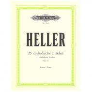Heller, S.: 25 Melodische Etüden Op. 45 
