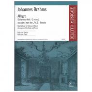 Brahms, J.: Scherzo aus der »F.A.E.«-Sonate WoO 2 c-Moll 