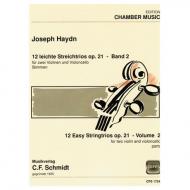 Haydn, J.: 12 leichte Streichtrios Op. 21 – Band 2 