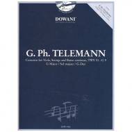 Telemann, G. Ph.: Violakonzert G-Dur TWV51: G9 (+CD) 