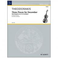 Theodorakis, M.: Three Pieces For December 