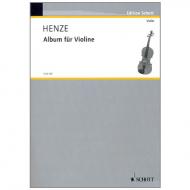 Henze, H. W.: Album für Violine 