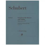 Schubert, F.: Violinsonatinen Op. 137 D-Dur, a-Moll, g-Moll 