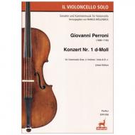 Perroni, G.: Konzert Nr. 1 d-Moll – Partitur 